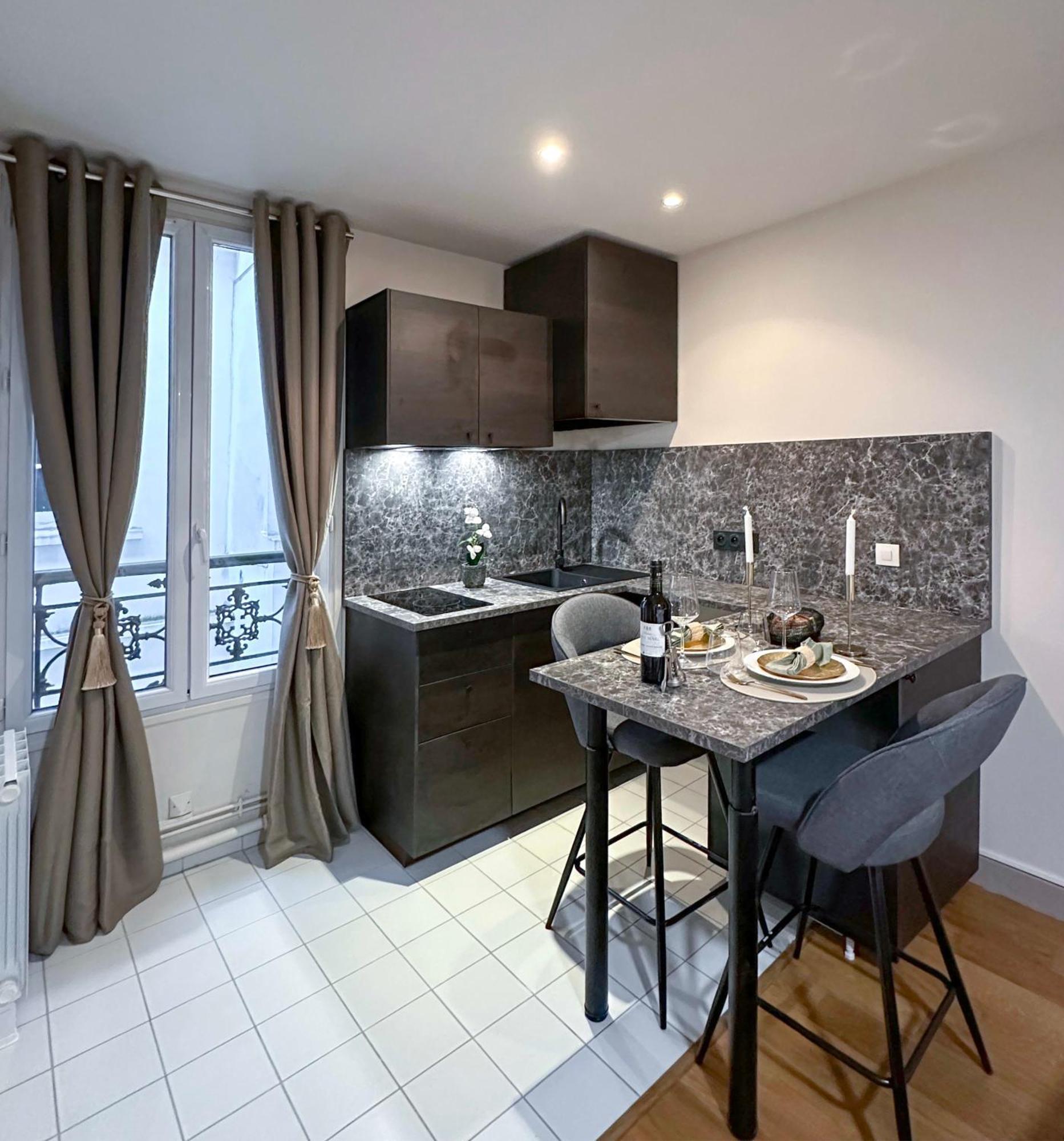 Peaceful Studio In Paris Eksteriør bilde
